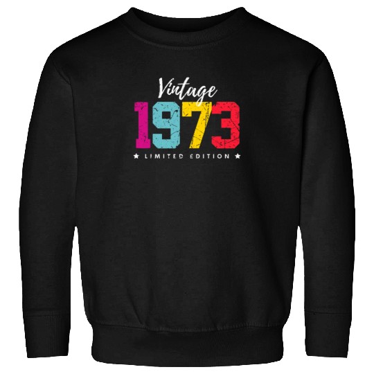 50 Years Vintage 1973 Retro 50th Birthday Sweatshirts