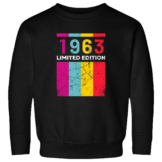 60 Years Vintage 1963 Retro 60th Birthday Sweatshirts