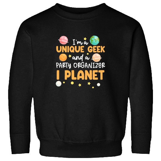 Science Theme Birthday Party Astronomy Astronaut Sweatshirts