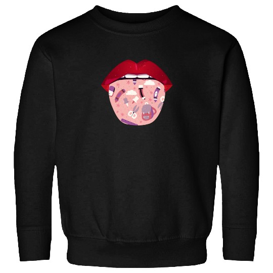 Daycare Teacher Lips Sweatshirts
