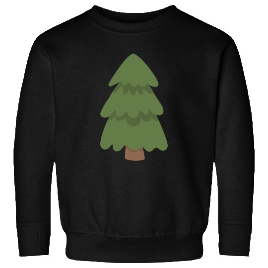 Cartoon Evergreen Tree Sweatshirts