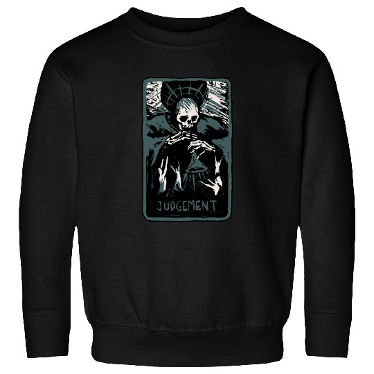 Judgement Skeleton Skull Tarot Card Sweatshirts