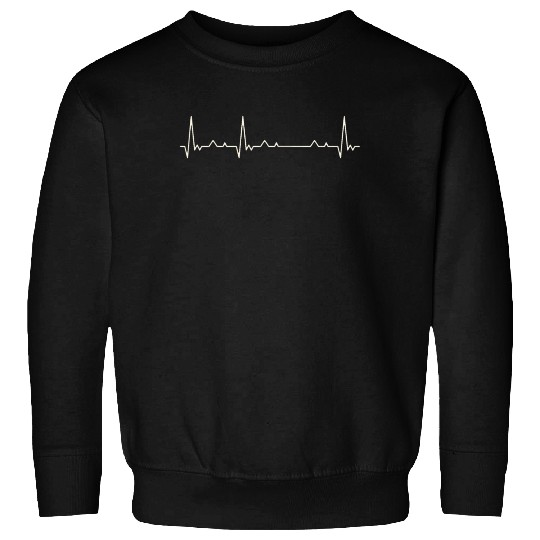 Oklahoma State USA. Heart. Love. EKG. Pulse. Beat. Sweatshirts
