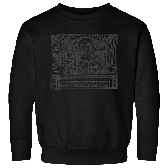 St Thomas Aquinas Patron Saint Students Catholic S Sweatshirts