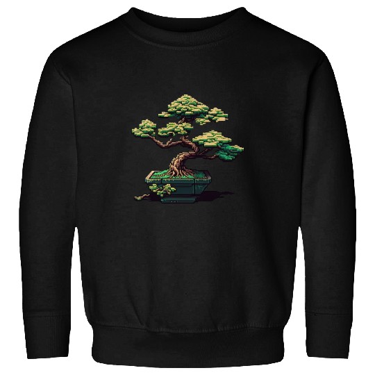 8 Bit Bonsai Tree Sweatshirts
