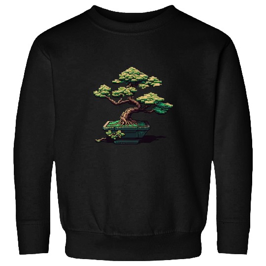 8 Bit Bonsai Tree Sweatshirts