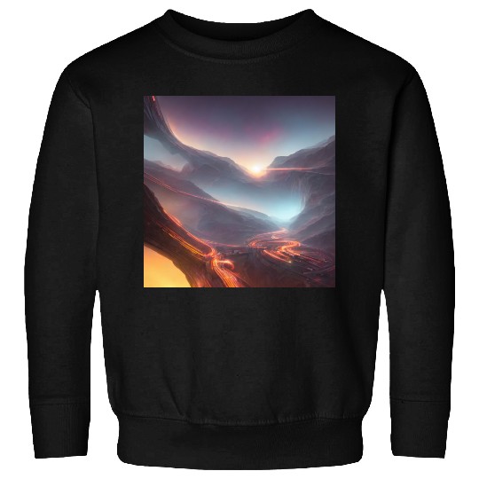Sunrise at the Tunnel View Point Sweatshirts