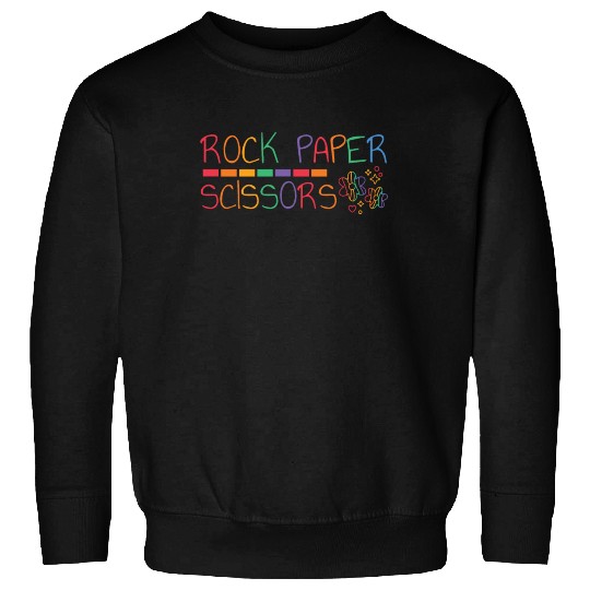 Rock Paper Scissors LGBT Lesbian Funny Quote Pride Sweatshirts