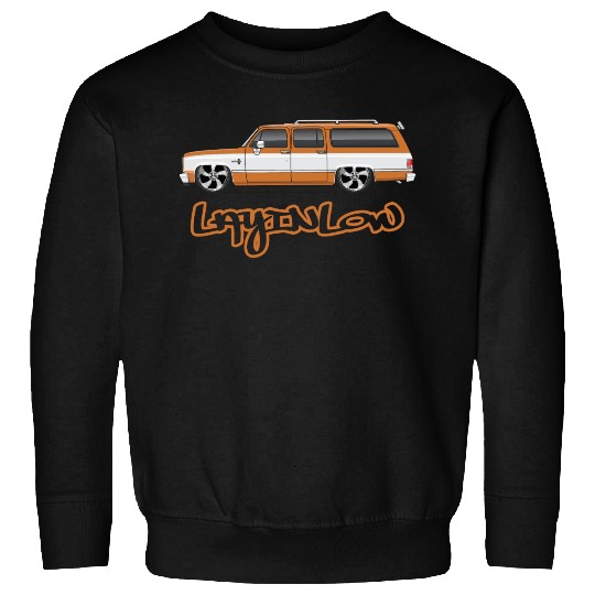 layinlow Burnt Orange Sweatshirts