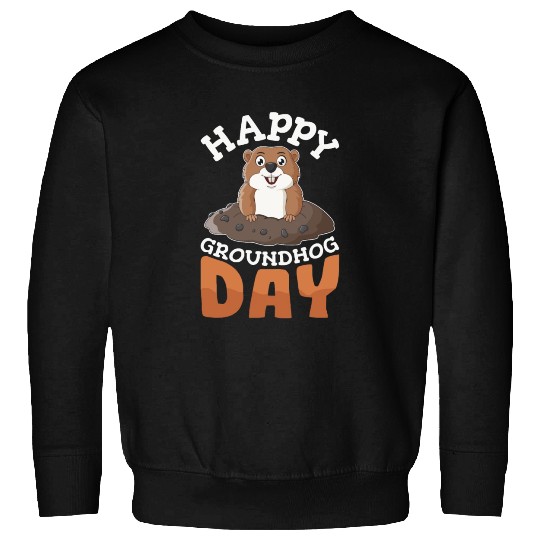 Happy Groundhog Day Sweatshirts Groundhogs Lovers
