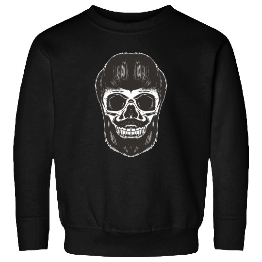 Bearded skull face beard Bearded skull face beard Sweatshirts