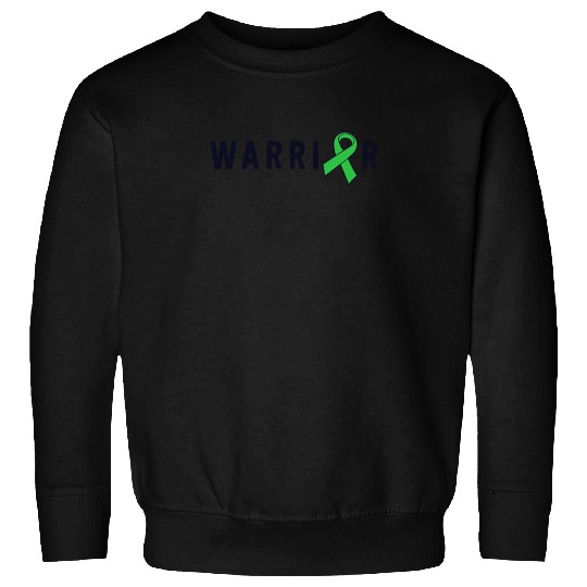 Mental Health Warrior Green Ribbon Awareness Sweatshirts