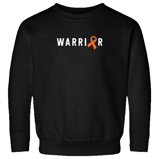 Leukemia Warrior Lymphoma Cancer Orange Ribbon Sweatshirts
