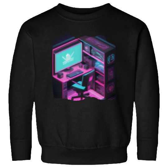 Future Isometric Room - Gamer Sweatshirts