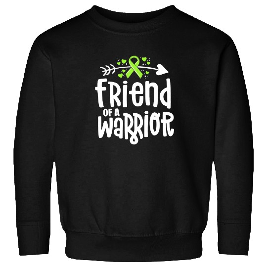 Friend Of A Warrior Lime Green Ribbon Lyme Sweatshirts