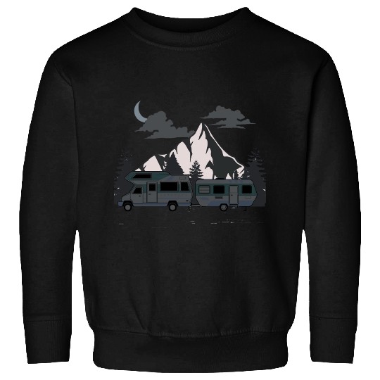 winter camping Sweatshirts