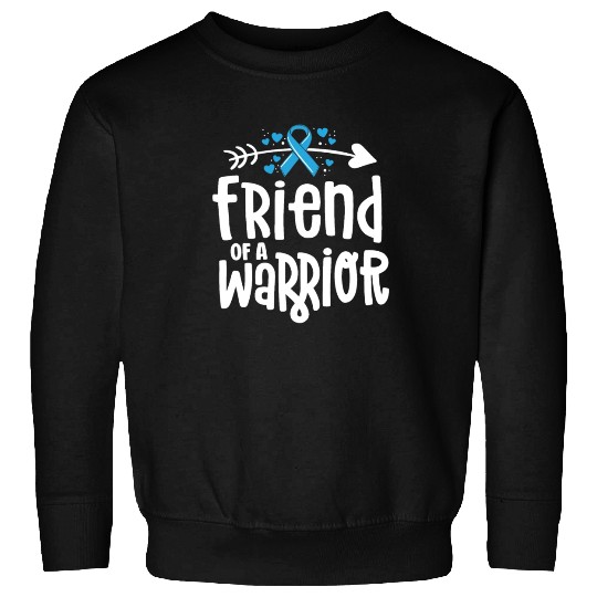 Friend Of A Warrior Support Team Prostate Cancer Sweatshirts
