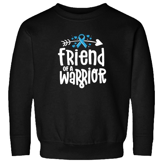 Friend Of A Warrior Support Team Prostate Cancer Sweatshirts