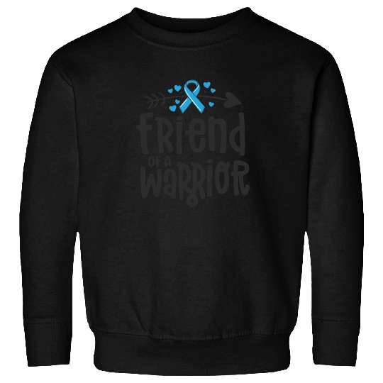 Friend Of A Warrior Support Team Prostate Cancer Sweatshirts