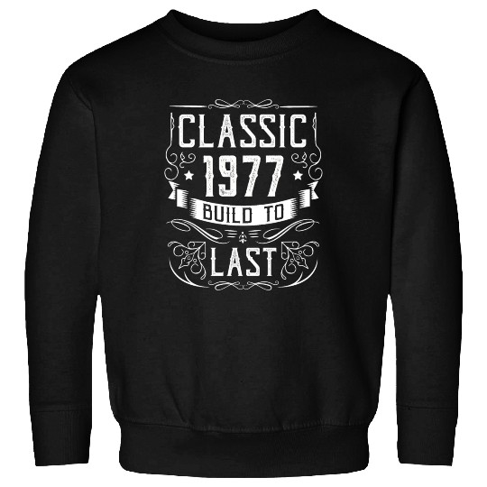 1977 Birthday Gift Birthday Vintage Sweatshirts