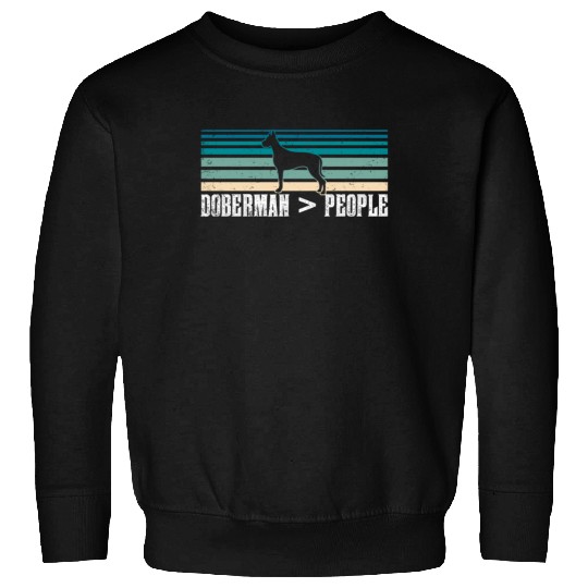 Doberman > People Lover Puppy Dog Pet Sweatshirts