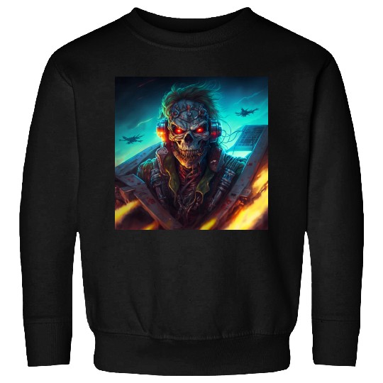 ZOMBIE IRON MAIDEN (version 13) Sweatshirts