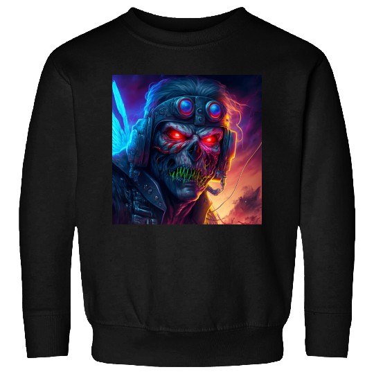 ZOMBIE IRON MAIDEN (version 9) Sweatshirts