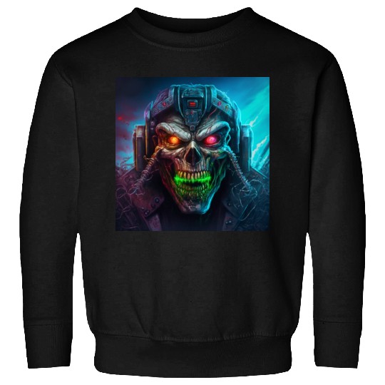 ZOMBIE IRON MAIDEN (version 8) Sweatshirts