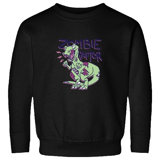 Zombie raptor scary Zombie raptor scary inspiratio Sweatshirts