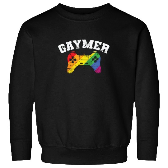 Gamer Controller Gaymer LGBT Pride Sweatshirts