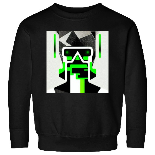Cyberpunk Inspired Green Theme KeyLead Sweatshirts