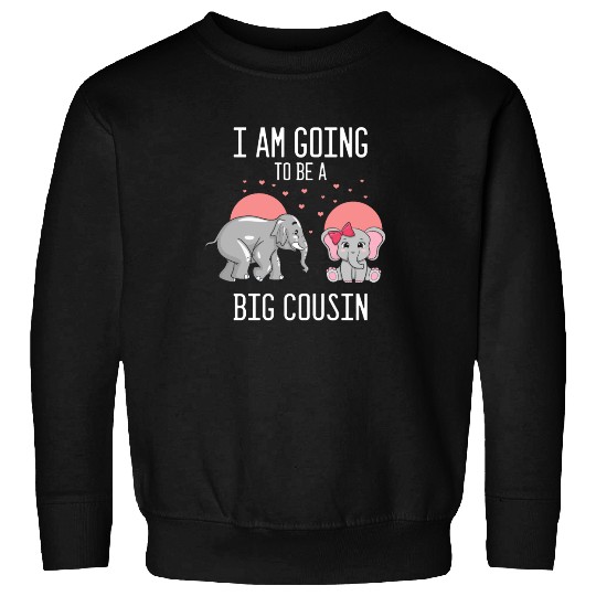 Humorous I'm Going To A Big Cousin Baby Sweatshirts