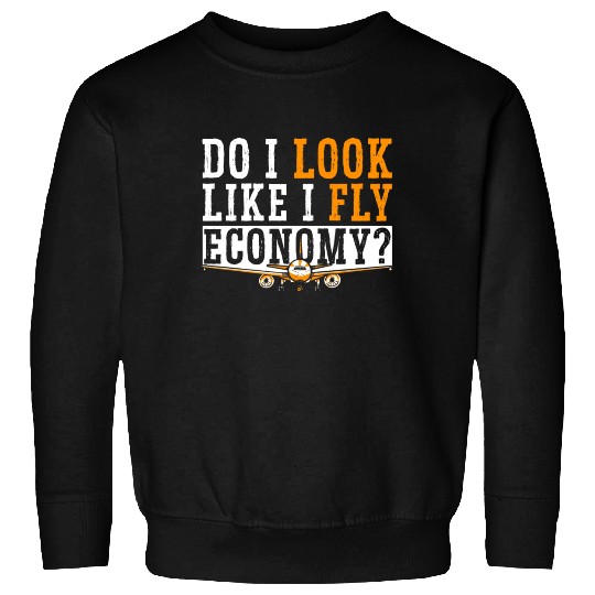 Do I Look Like I Fly Economy First Class Frequent Sweatshirts