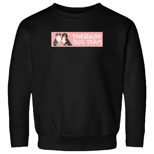 Therapy Dog Team Pet Dog Lover Mental Health Aware Sweatshirts