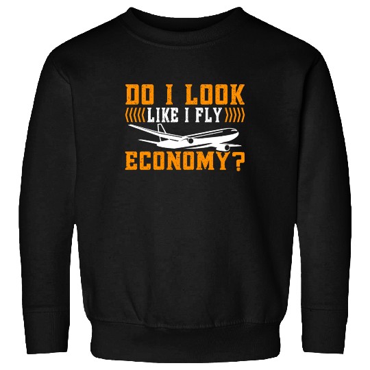 Do I Look Like I Fly Economy First Class Frequent Sweatshirts