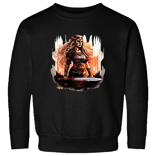 Shield-maiden or Shieldmaiden Amazon Sweatshirts