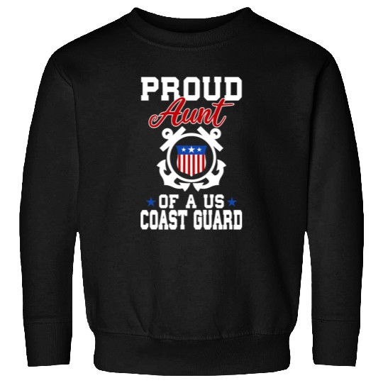 Proud US Coast Guard Aunt Sweatshirts