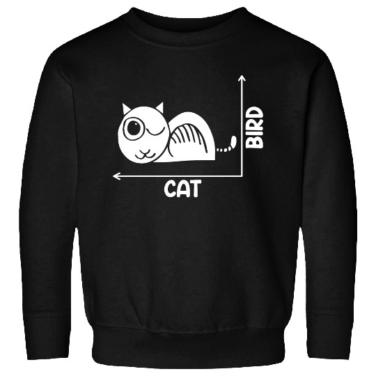 Funny Cat Or Bird Optical Illusion A Philosophy Sweatshirts