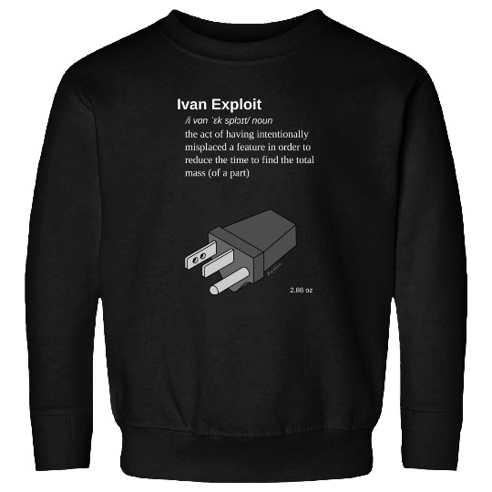 Ivan Exploit - 3D CAD Speedmodeling - US version Sweatshirts