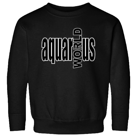 Aquarius WORLD bw Sweatshirts