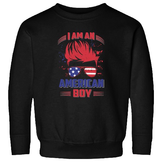 I AM AN AMERICAN BOY Sweatshirts