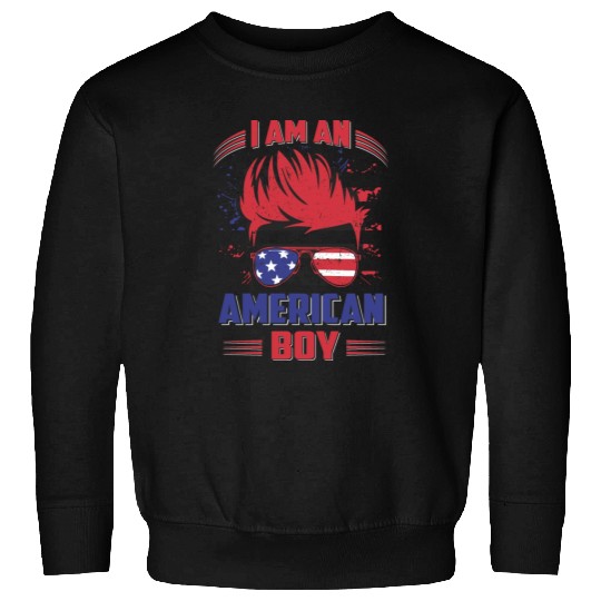 I AM AN AMERICAN BOY Sweatshirts