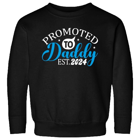 Promoted to daddy 2024 daddy to be 2024 Sweatshirts