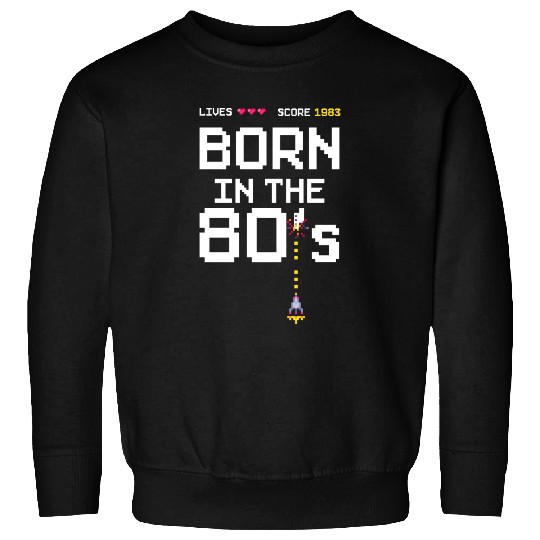 1983 Birtday Retro Gamer Pixel Born in the 80s Sweatshirts