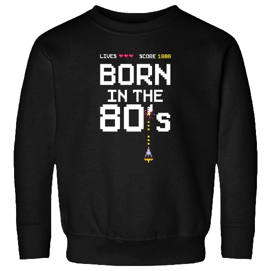 1986 Birtday Retro Gamer Pixel Born in the 80s Sweatshirts