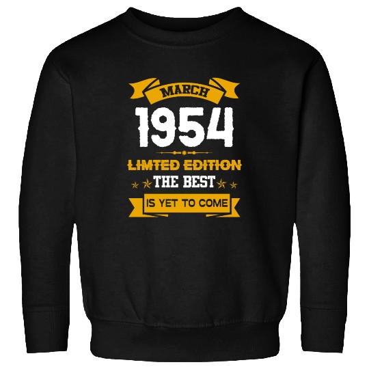 March 1954 Birthday Surprise Sweatshirts