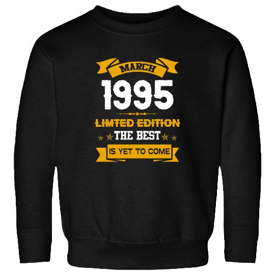 March 1995 Birthday Surprise Sweatshirts