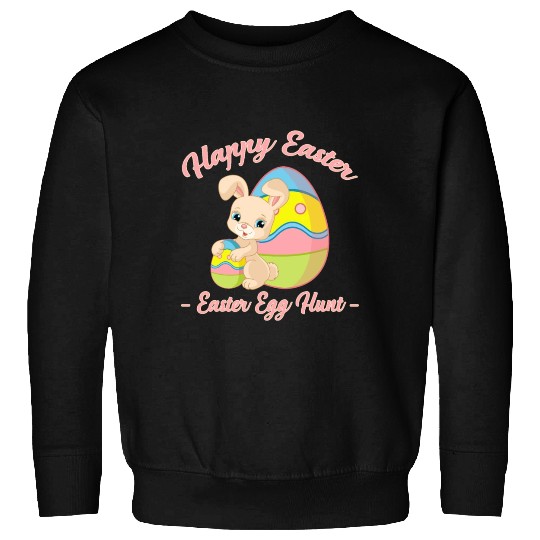 Happy Easter Egg Hunt Bunny Gift Sweatshirts