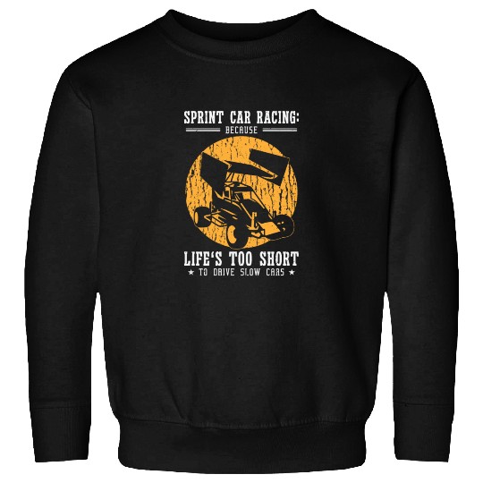 Sprint Car Dirt Track Racing Sweatshirts