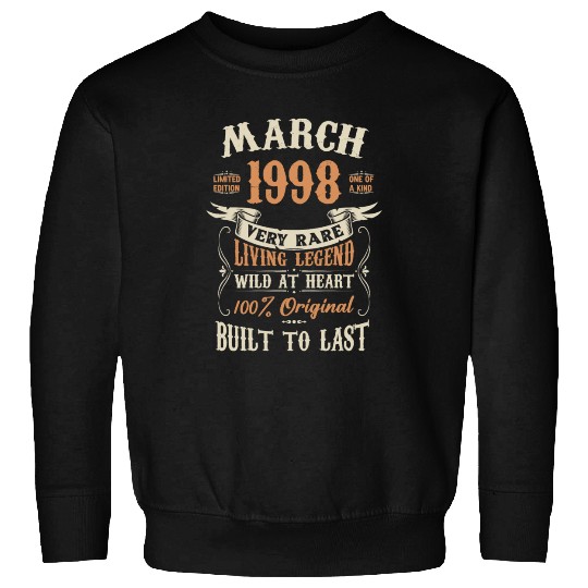 March 1998 Birthday Surprise Sweatshirts
